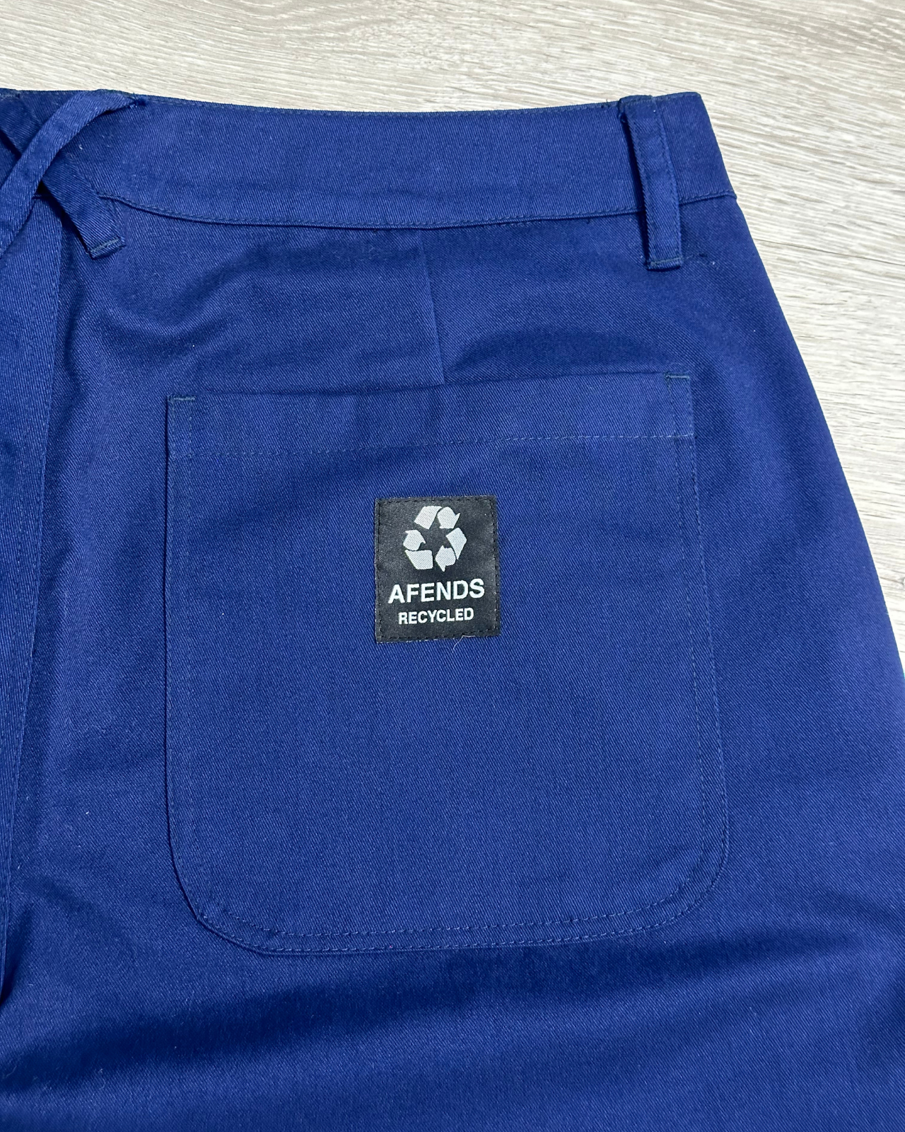 NWT - Afends Ninety Two's Recycled Fixed Waist Short / Seaport