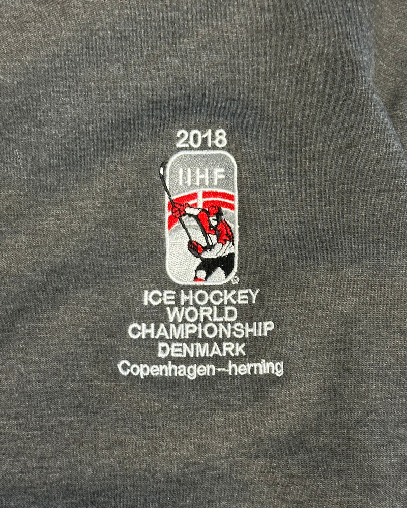 '18 IIHF Ice Hockey World Championship Denmark Bomber Sweatshirt - Size XXL