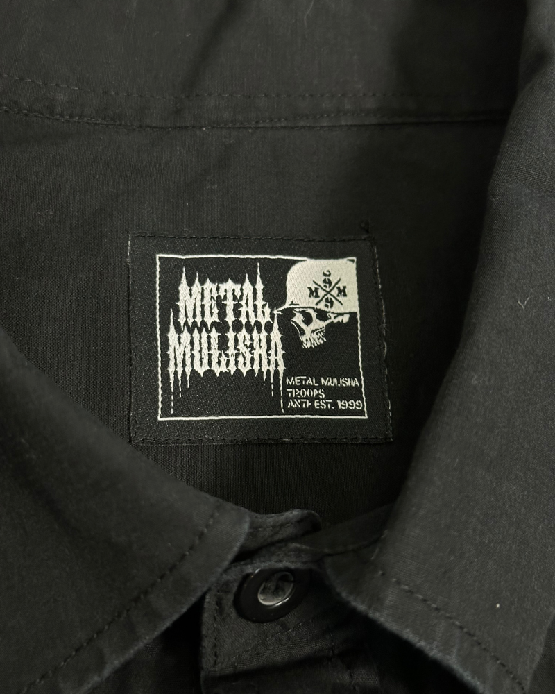 Metal Mulisha Embroidered Button-Up Shirt - Size L