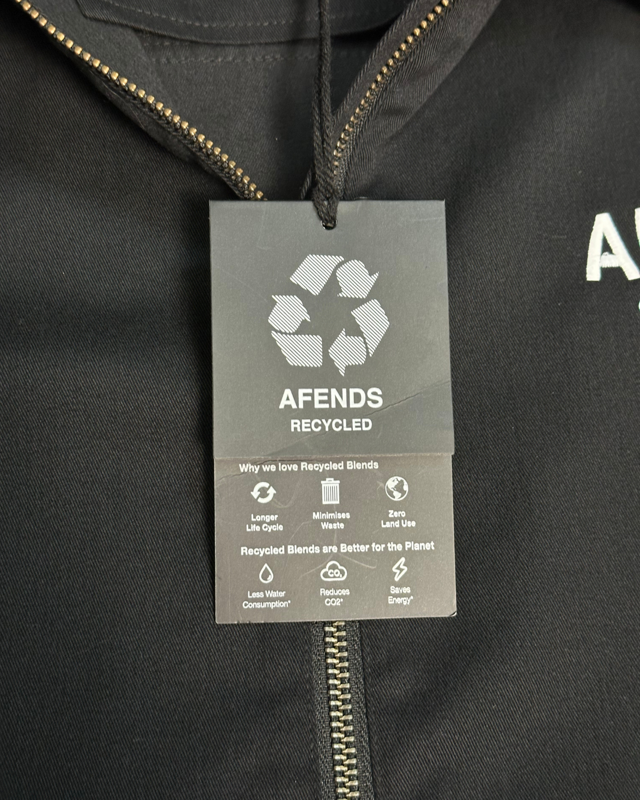 NWT - Afends Spaced Recycled Coach Jacket / Black