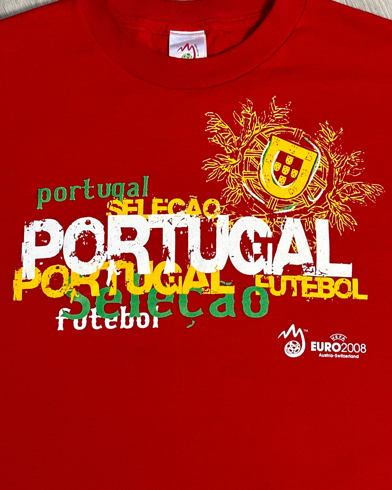 Y2K '08 UEFA EURO Portugal T-Shirt - Size M