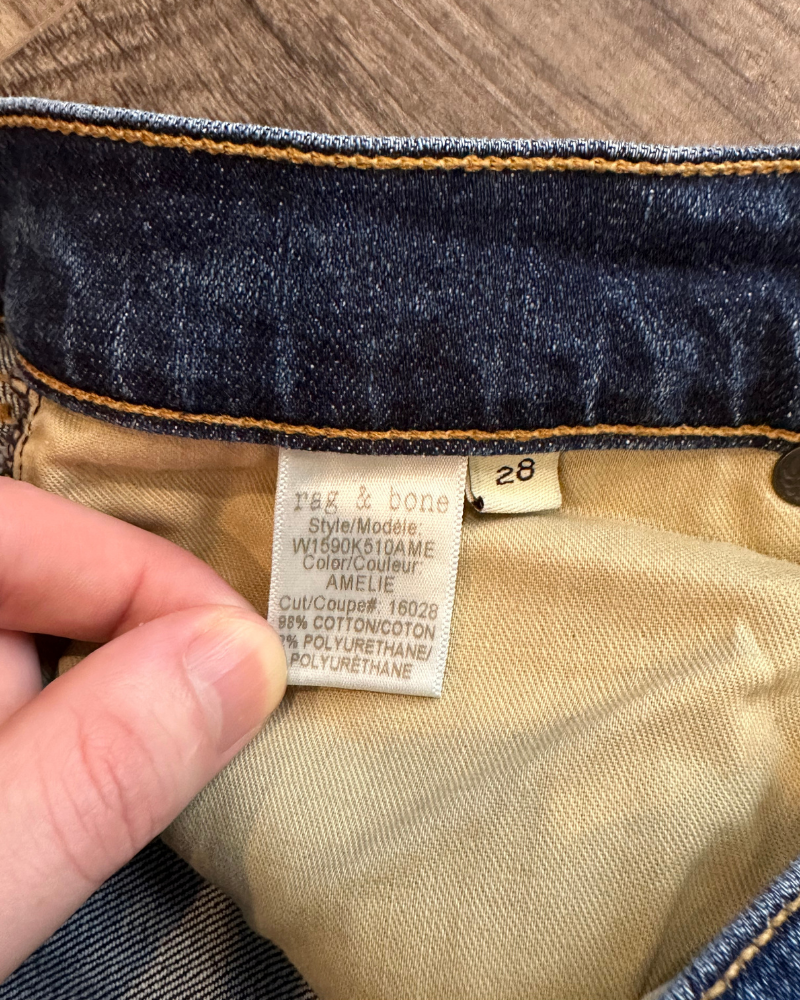 Distressed Rag & Bone Dre Women's Jeans - Size 28x30