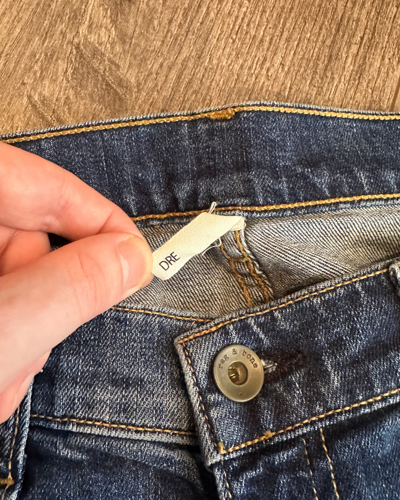 Distressed Rag & Bone Dre Women's Jeans - Size 28x30