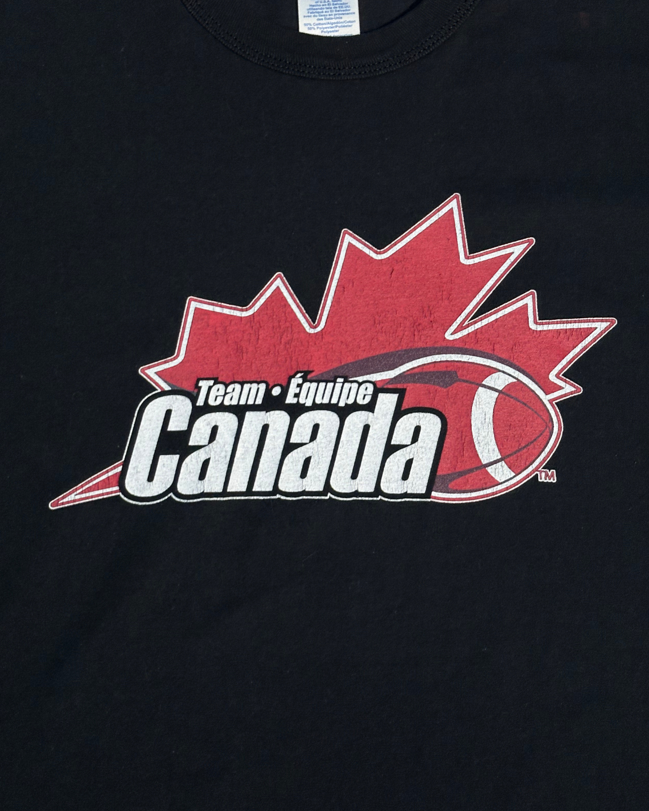 Russell Athletic Team Canada Football T-Shirt - Size L