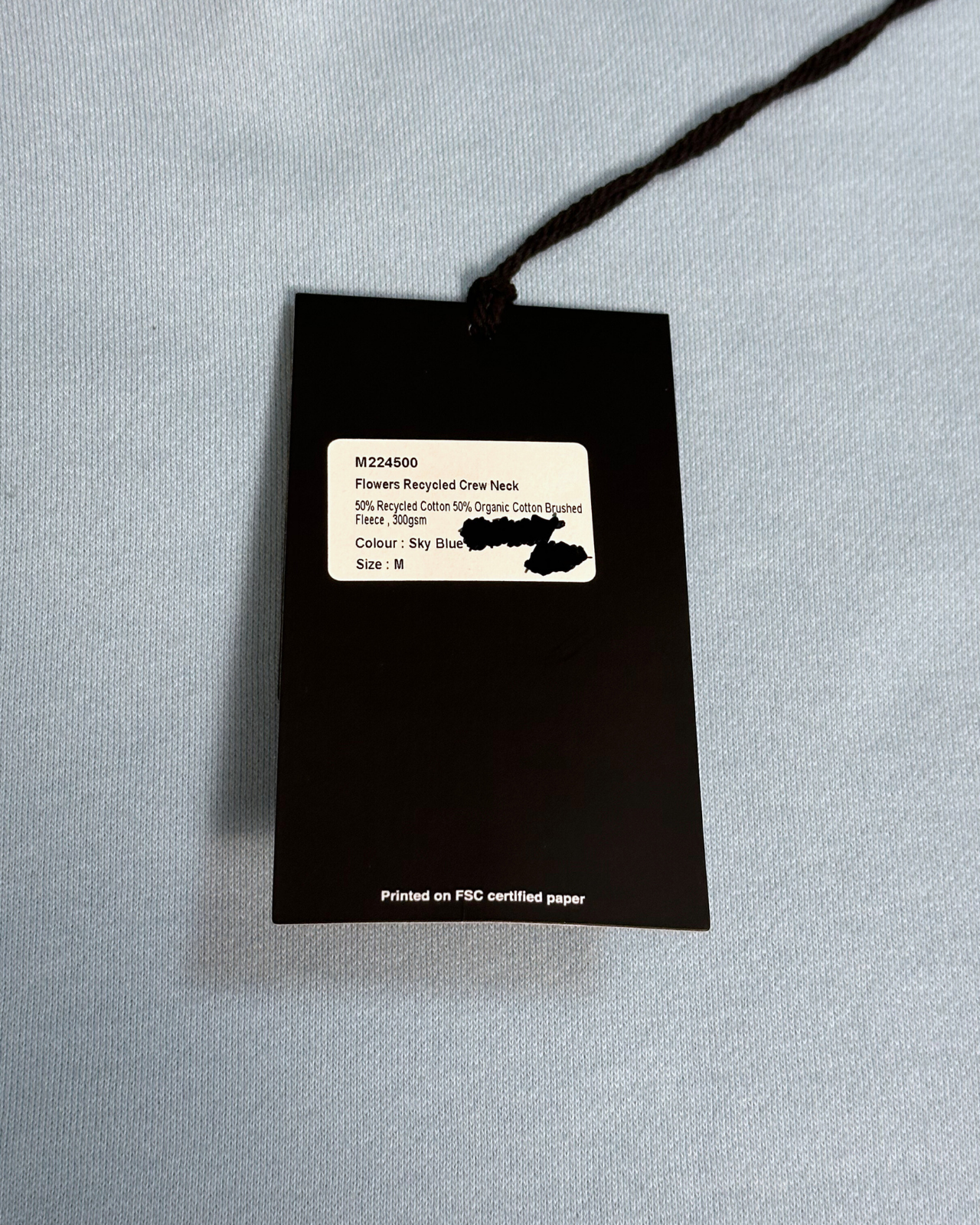 NWT - Afends Flowers Recycled Crew Neck / Sky Blue