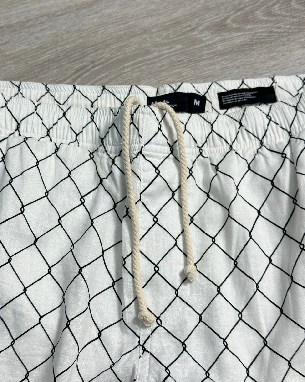 NWT - Afends Wired Ninety Eights Hemp Short / White