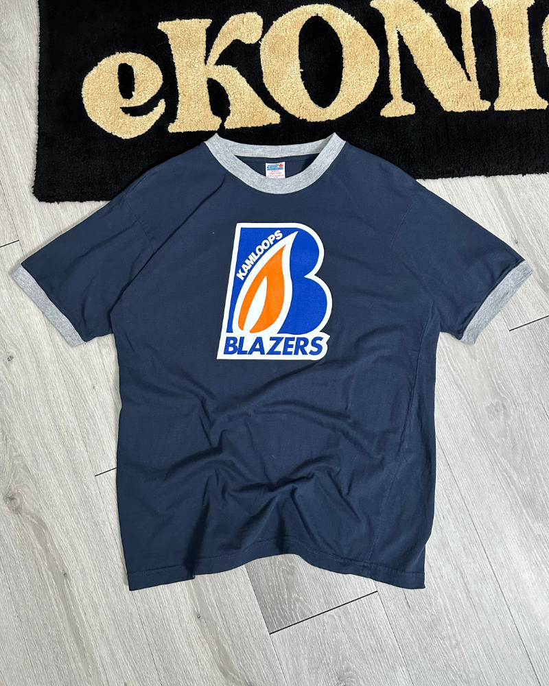 
                  
                    Vintage Kamloops Blazers WHL T-Shirt - Size L
                  
                