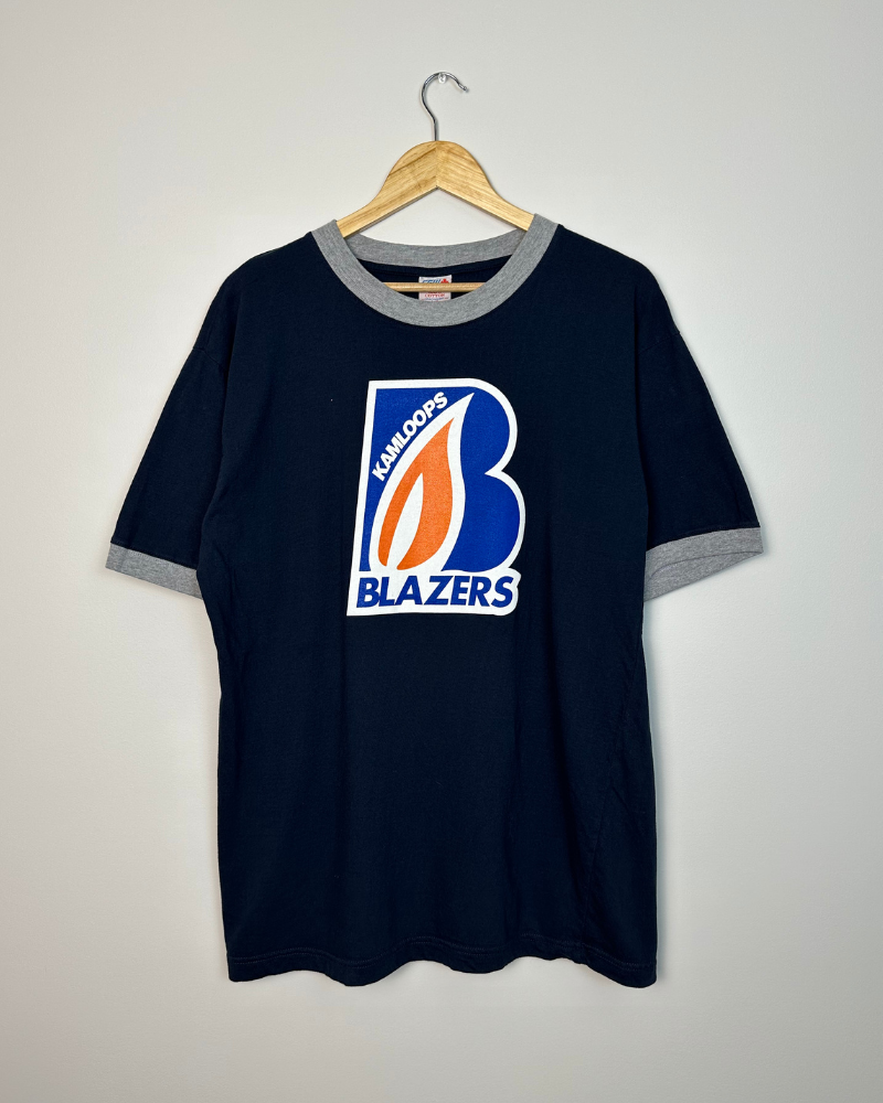 
                  
                    Vintage Kamloops Blazers WHL T-Shirt - Size L
                  
                
