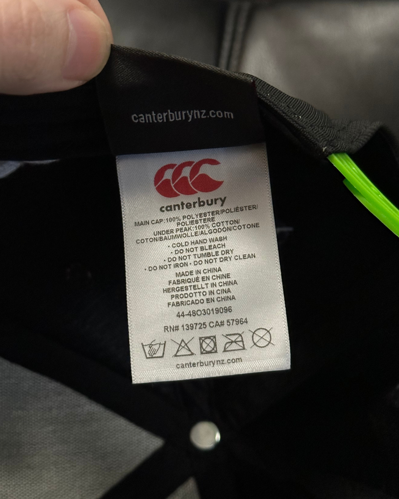 NWT - Rare Canterbury IRFU Irish Rugby Football Union Flat Peak Snap Back Hat