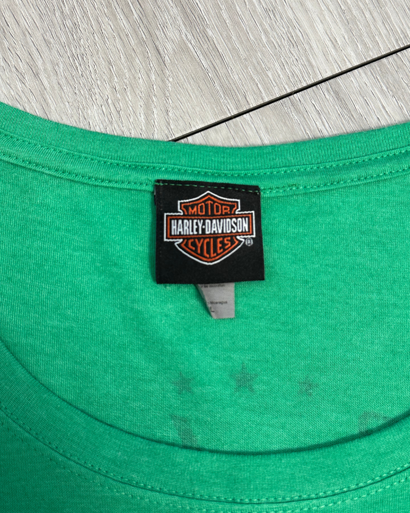 '17 Harley Davidson Bellevue Washington Rhinestone Women's T-Shirt - Size L