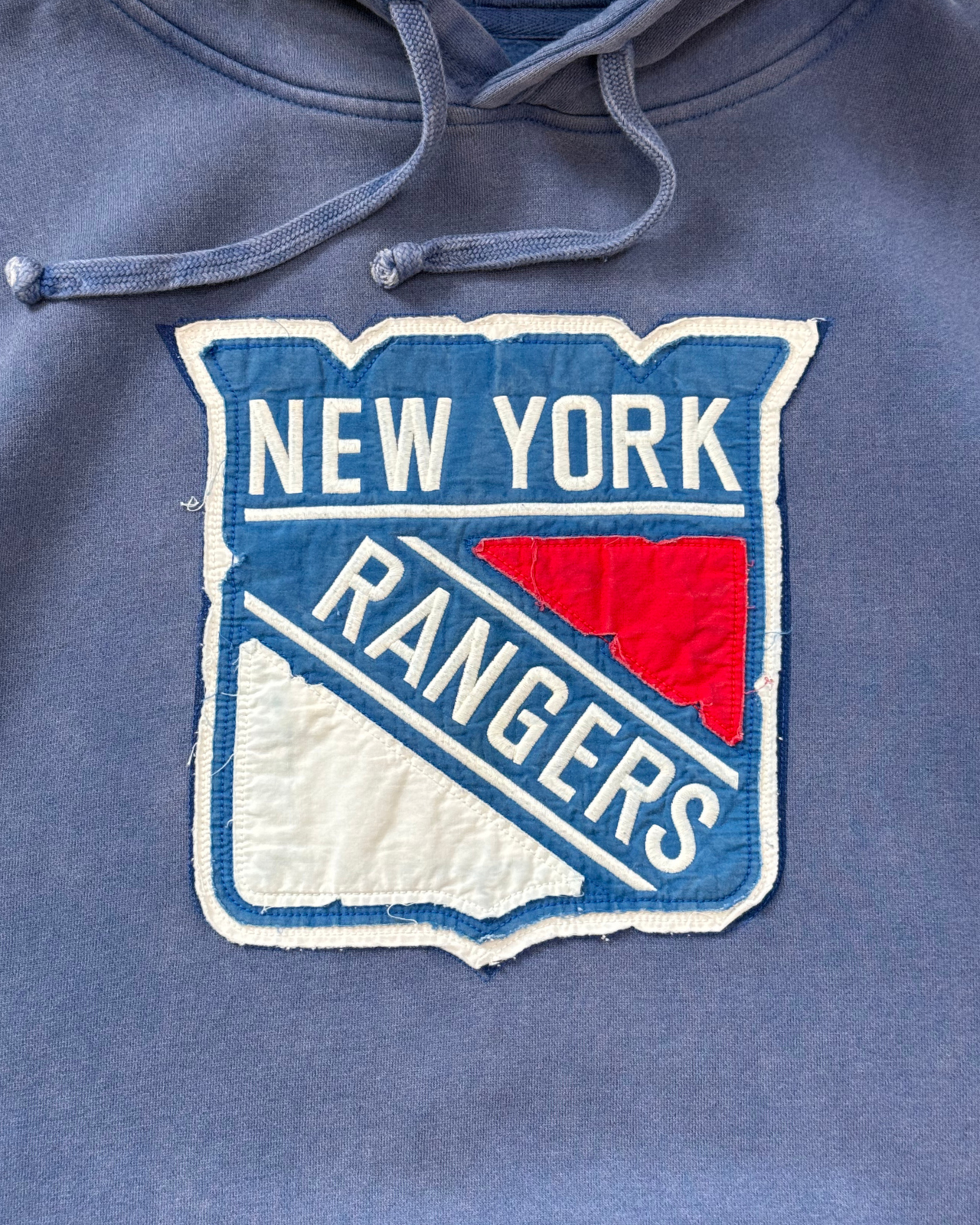 New York Rangers NHL Faded Hoodie - Size XXL