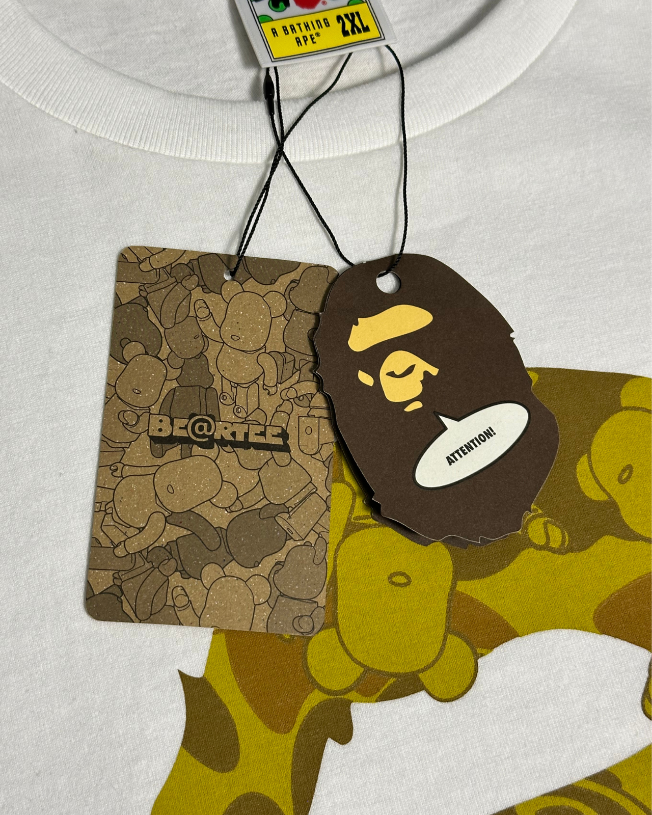 NWT - BAPE x Medicomtoy Bearbrick Ape Head T-Shirt - Size XXL