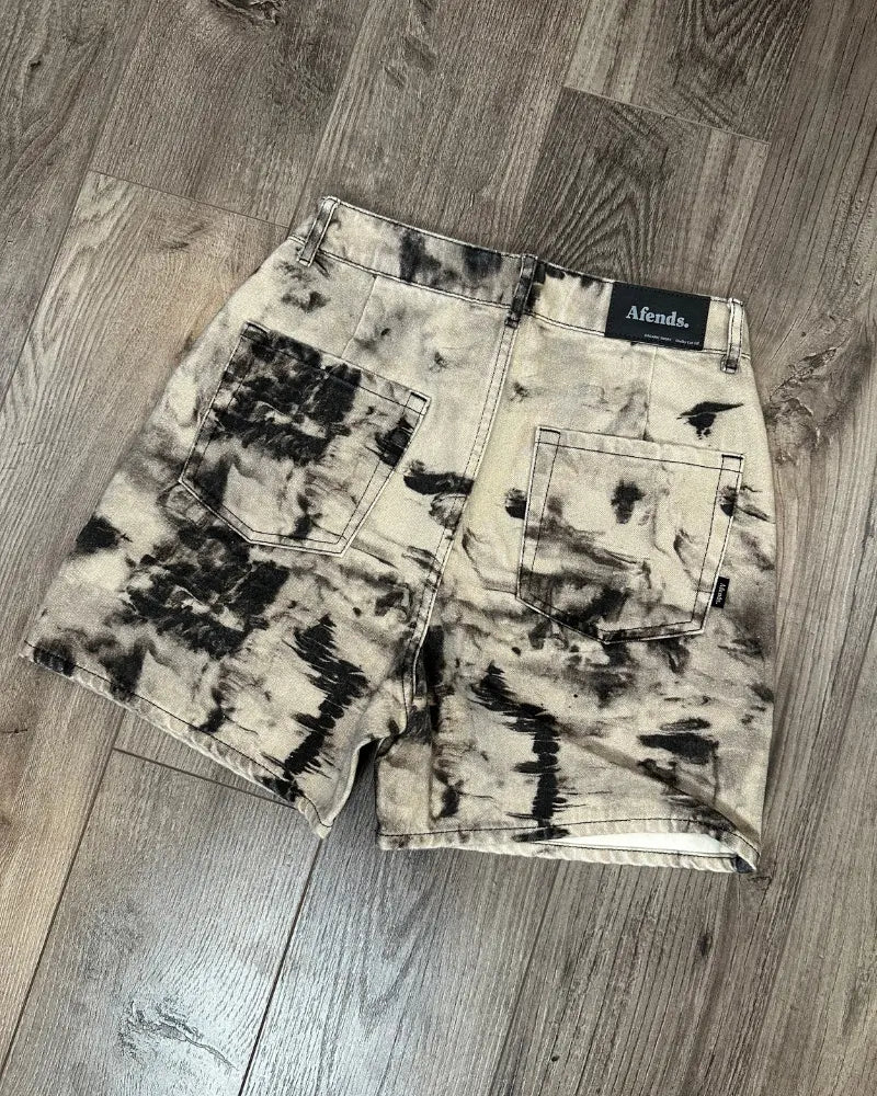 NWT - Afends Shelby Organic Denim Washed Short / Bone