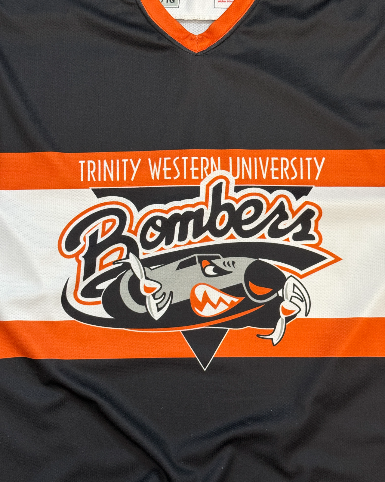 Rare Adidas Trinity Western University Bombers Hockey Jersey - Size XL