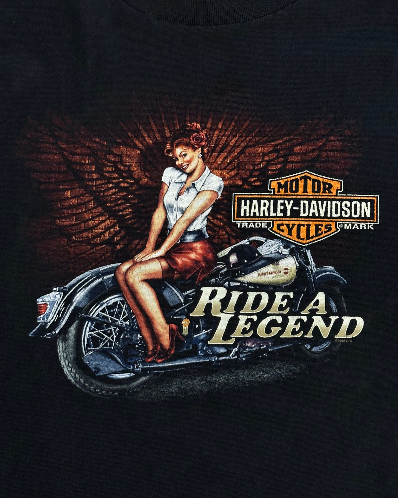 '09 Harley Davidson Barnes Langley BC T-Shirt - Size 3XL