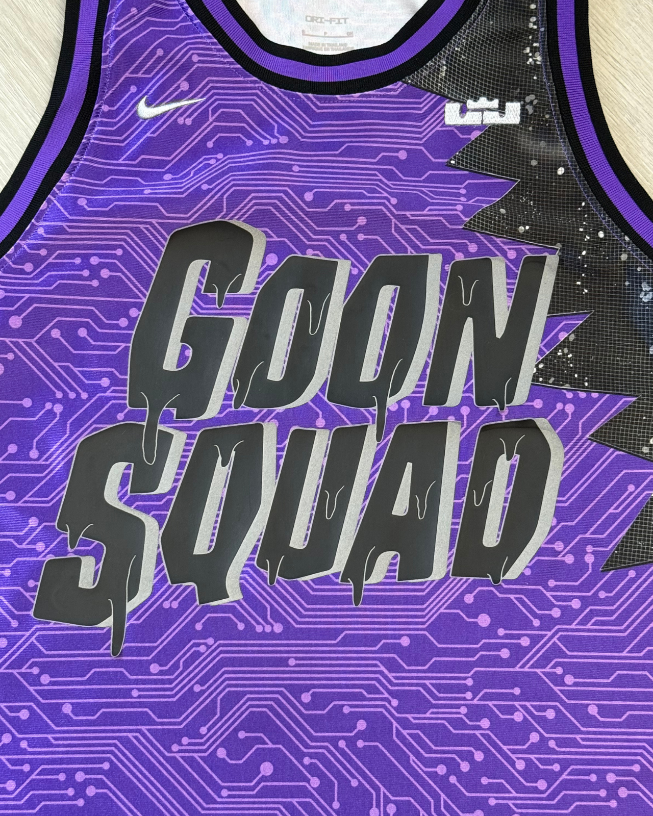 Nike Lebron Space Jam A New Legacy Goon Squad Basketball Jersey - Size S