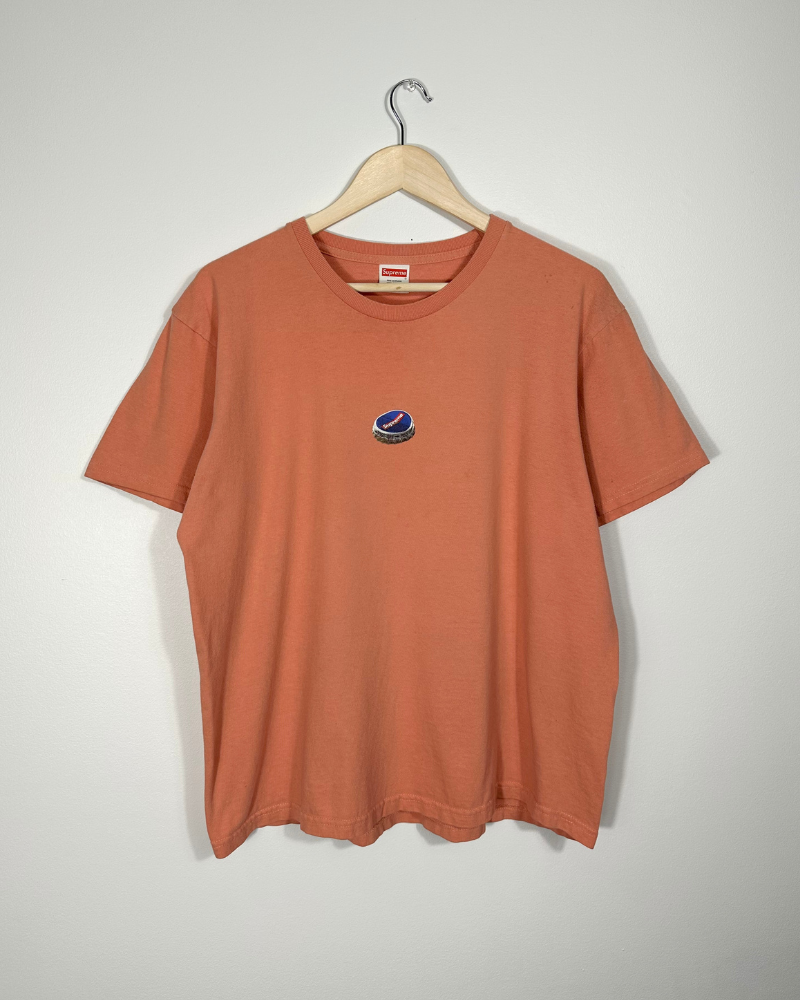 Supreme FW18 Bottle Cap T-Shirt - Size M