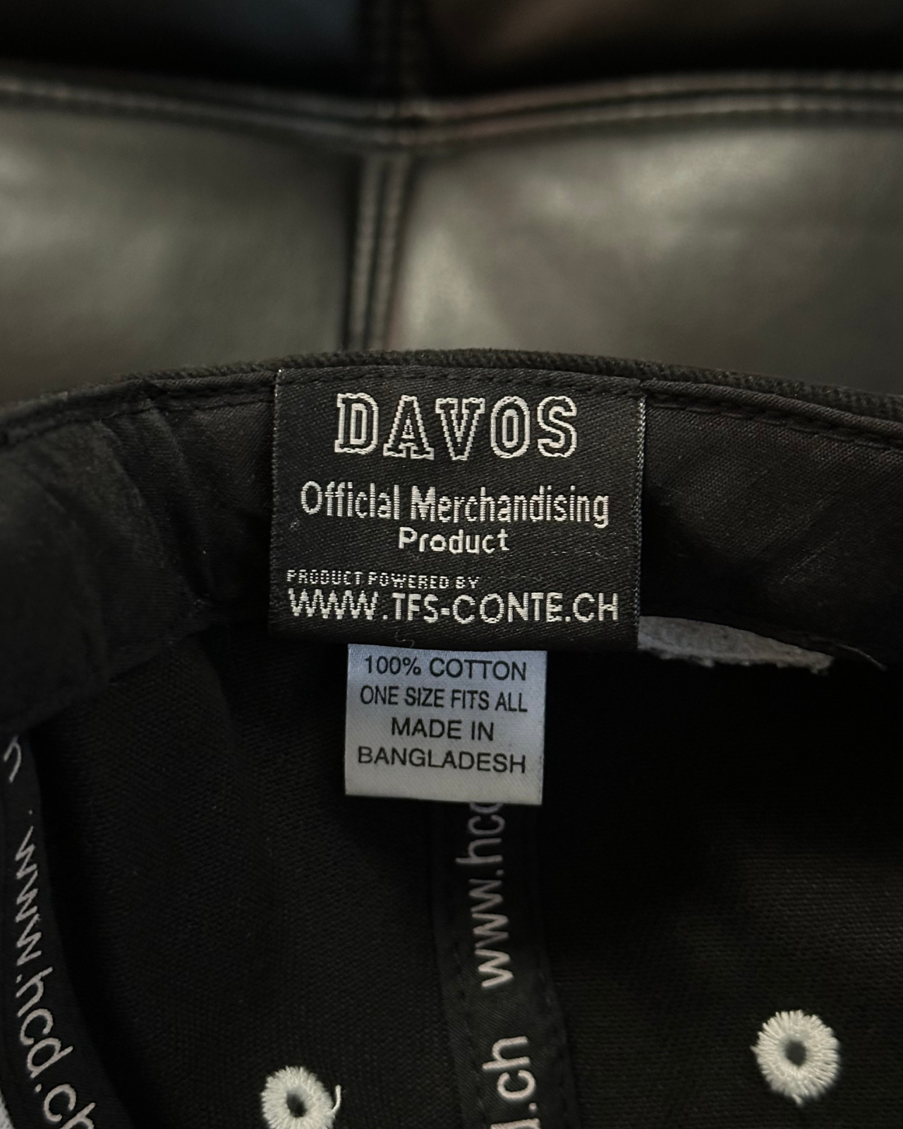 Rare HC Davos Hockey Strap Back Hat