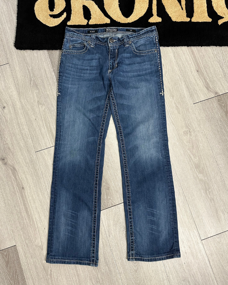 
                  
                    Vintage Y2K Affliction Black Premium Blake Jeans - Size 33x31
                  
                