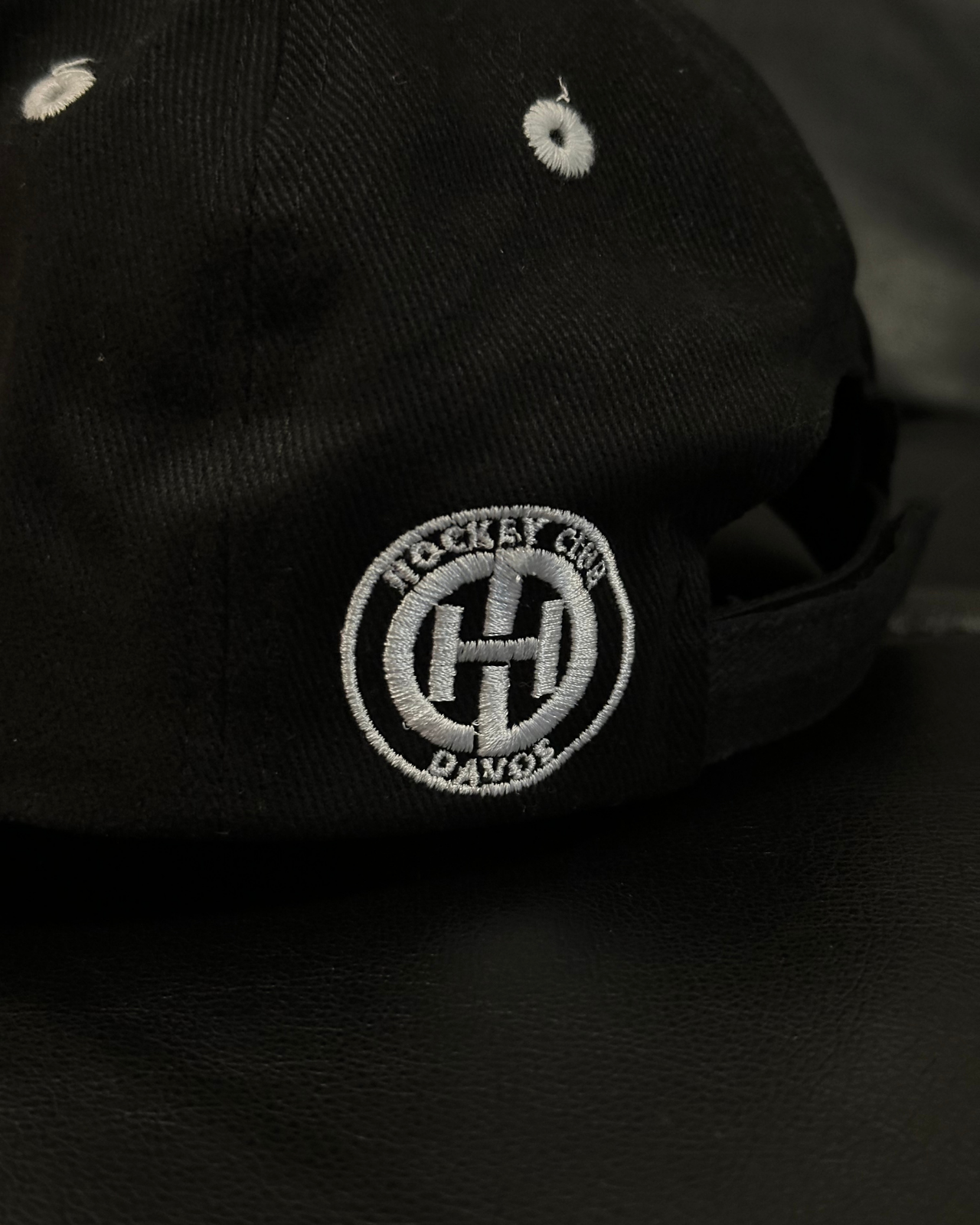 Rare HC Davos Hockey Strap Back Hat