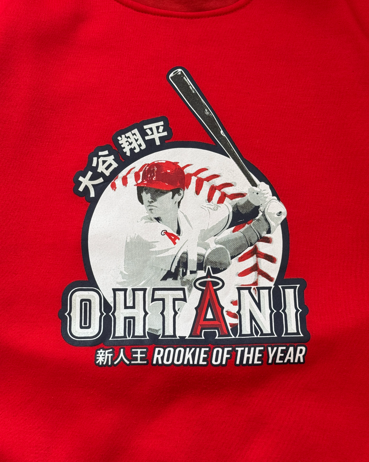 Los Angeles Angels MLB Shohei Ohtani Rookie of The Year Sweatshirt - Size XL