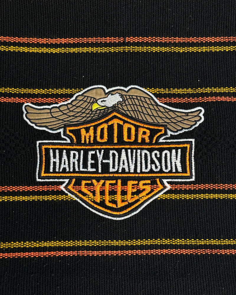 Vintage Harley Davidson Boho Backpack Bag