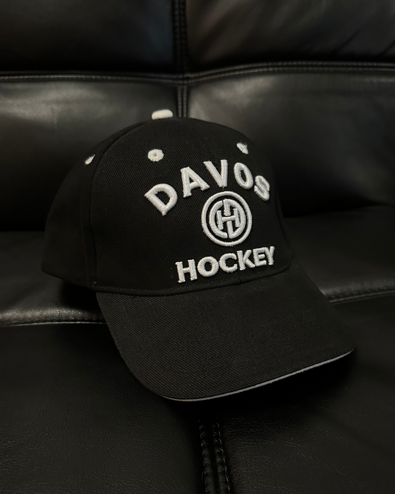 Rare HC Davos Hockey Strap Back Hat