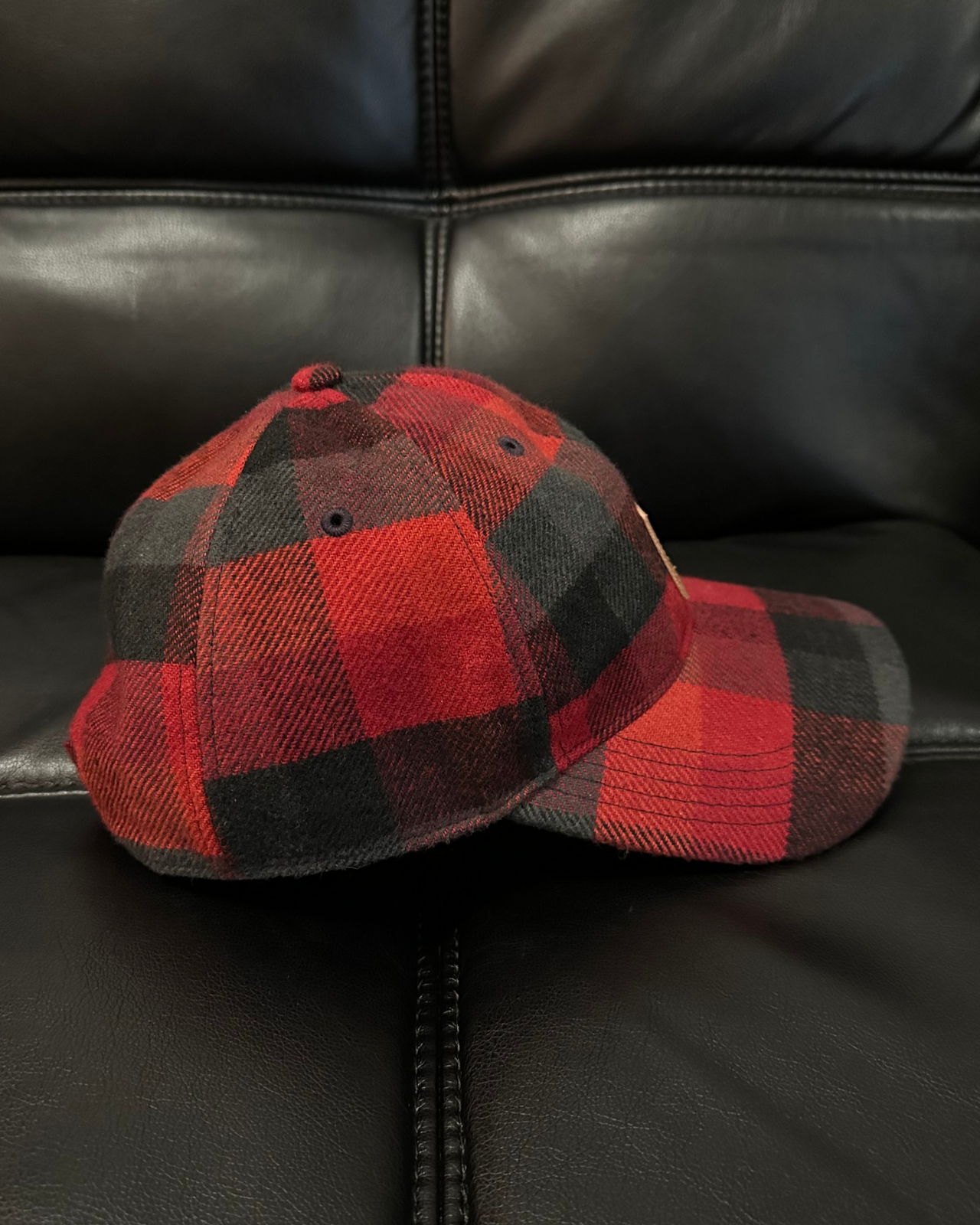 Rare Carhartt Plaid Flannel Strap Back Hat
