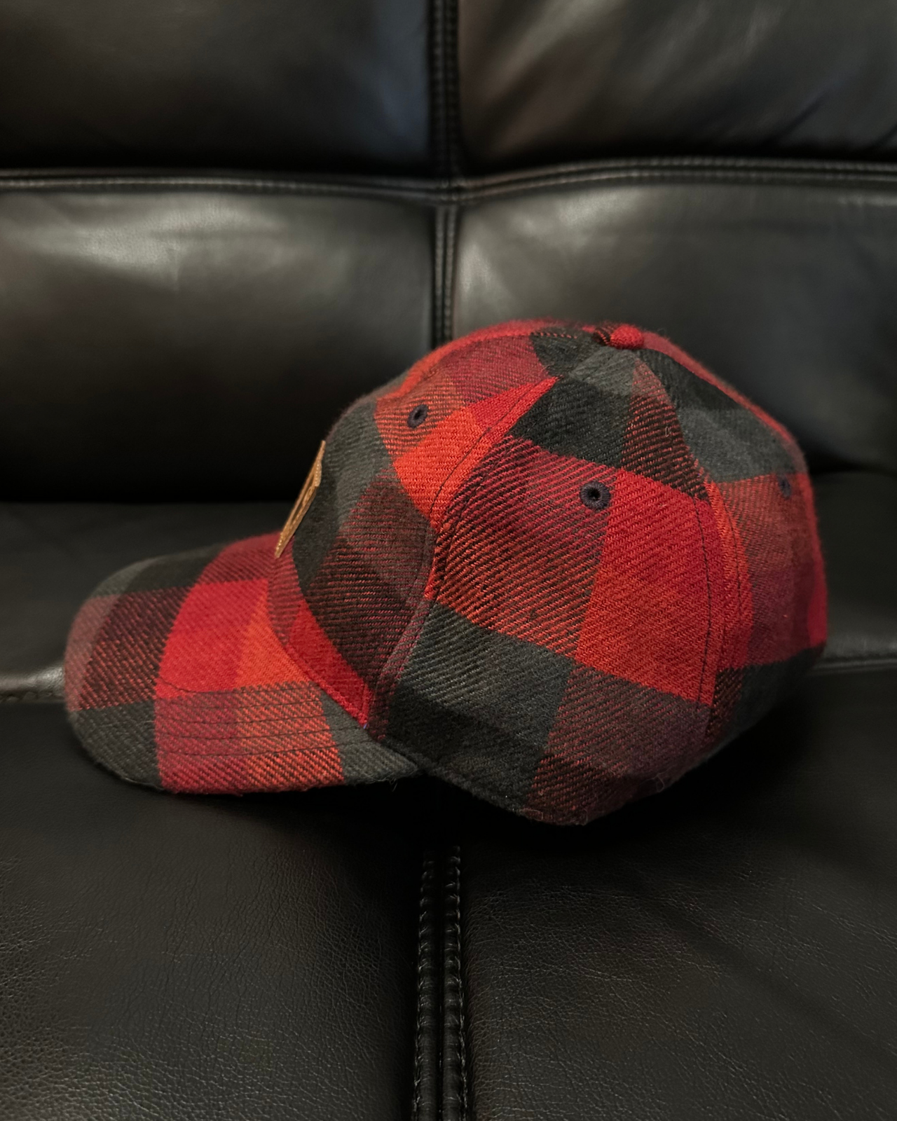 Rare Carhartt Plaid Flannel Strap Back Hat