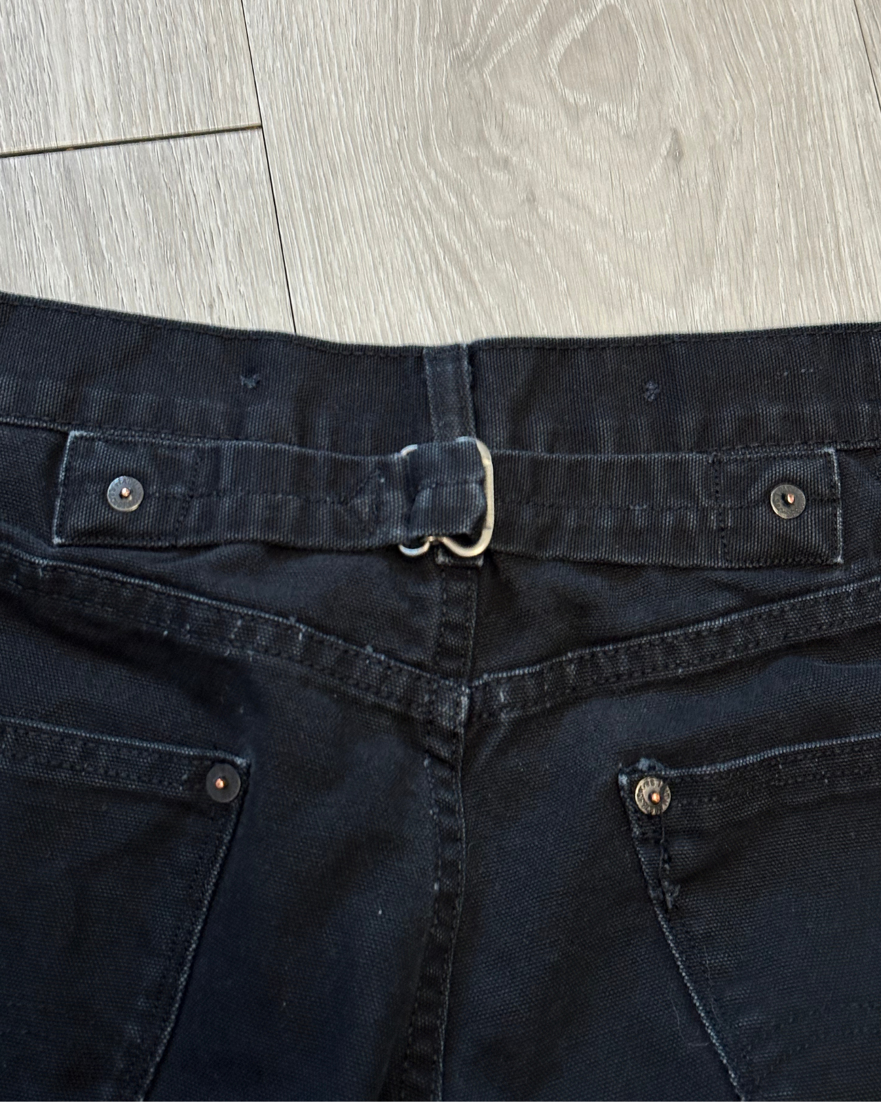 Levi's Buckle-Back Relaxed Fit Black Jeans - Size 33x28