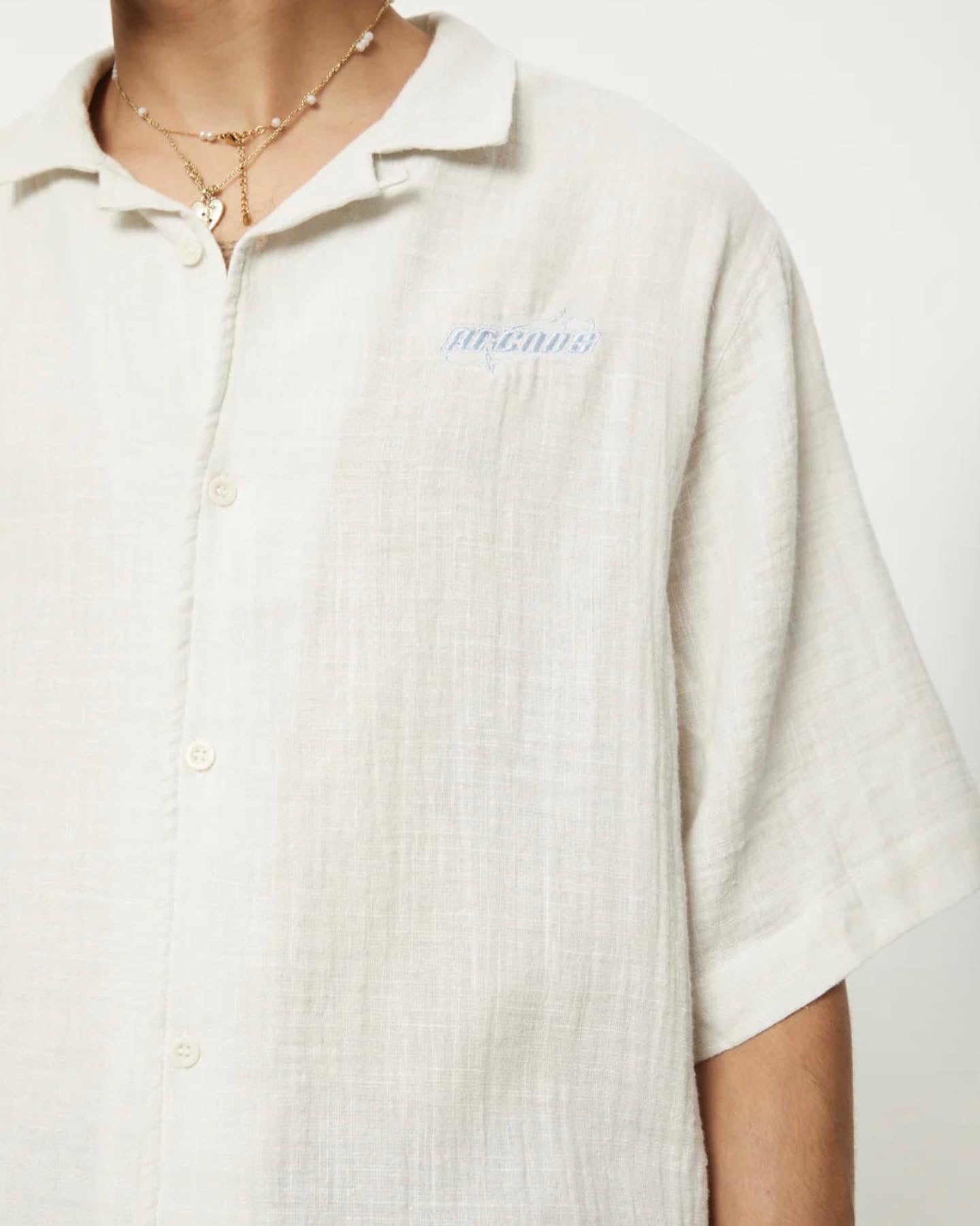BNWT - Afends Stratosphere Organic Cuban Short Sleeve Shirt