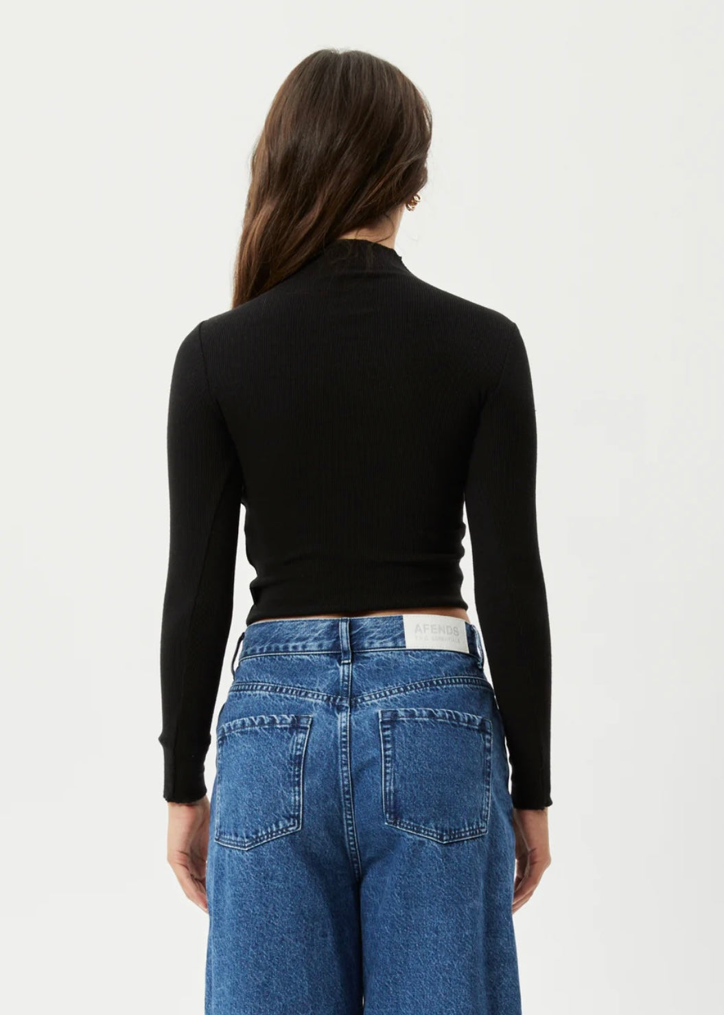 BNWT - Afends Daze Iconic Hemp Ribbed Long Sleeve Top