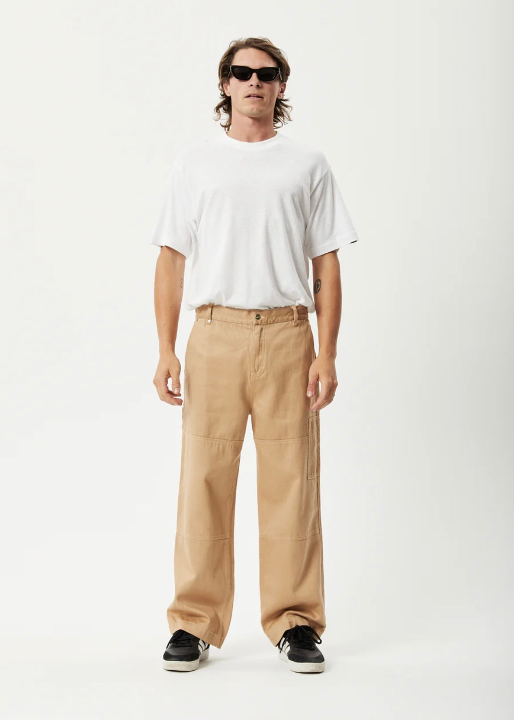 BNWT - Afends Sleepy Hollow Richmond Hemp Twill Baggy Workwear Pants