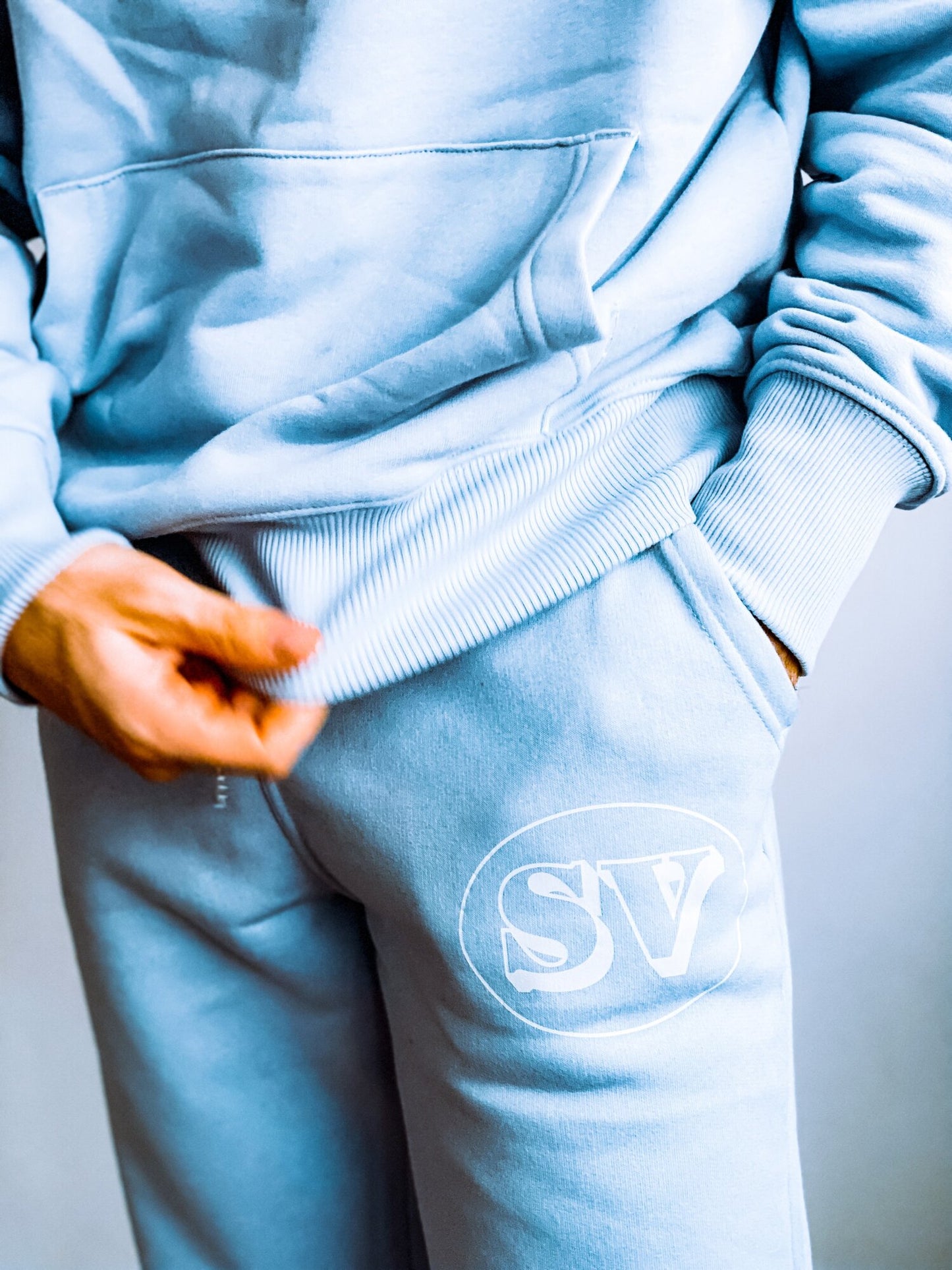 SV Bubble Sweatpants - Baby Blue