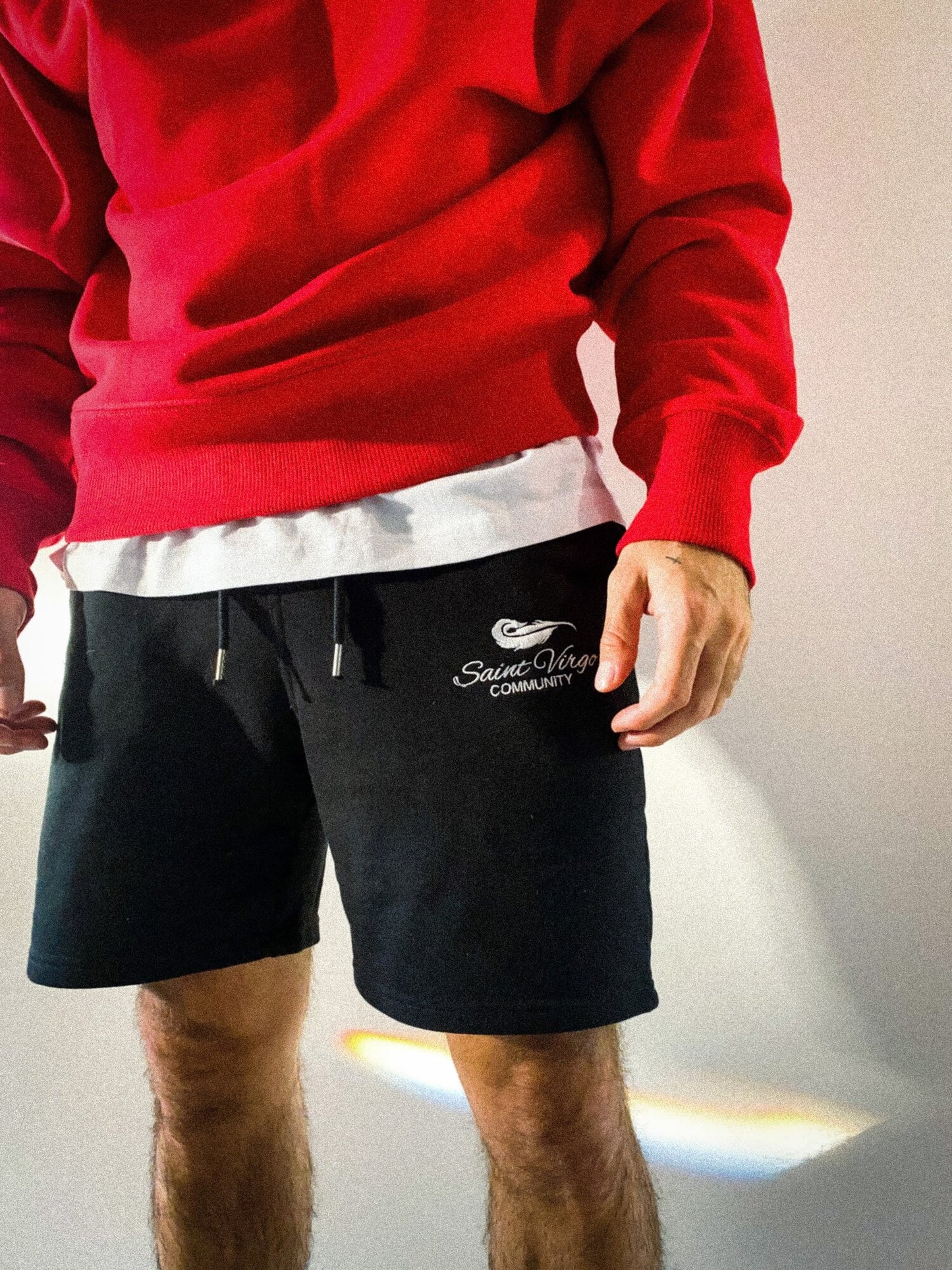 New - Saint Virgo Community Shorts - Black