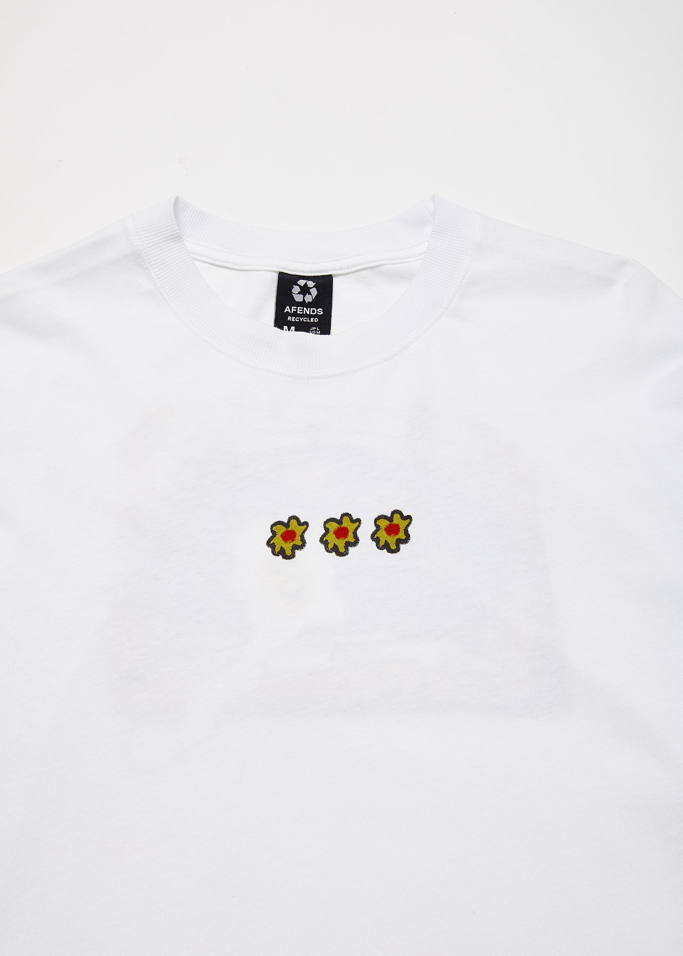 NWT - Afends Globe Recycled Long Sleeve Tee / White
