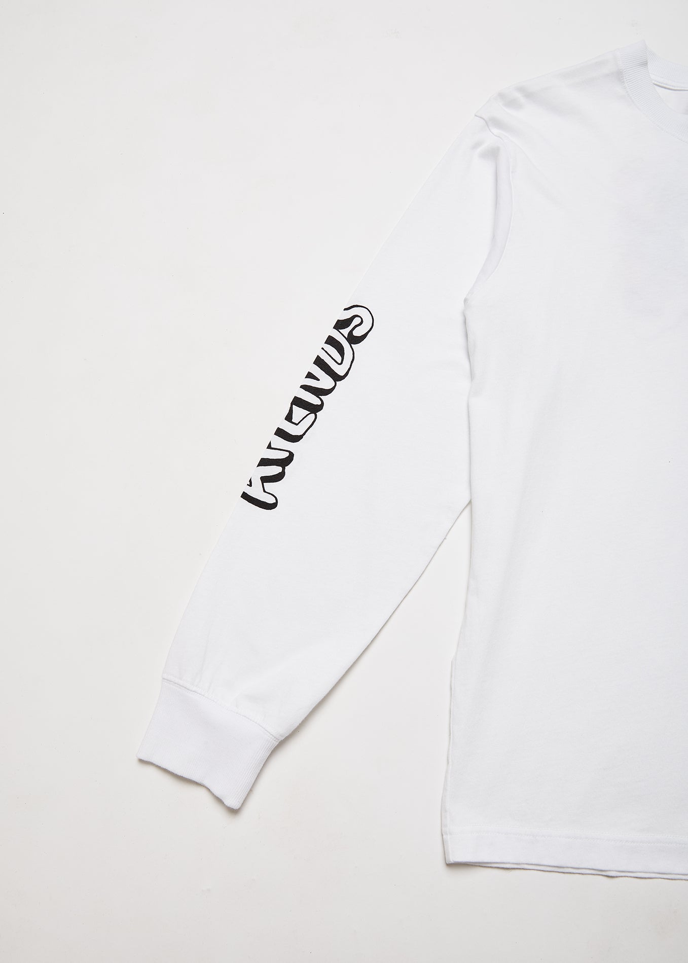 NWT - Afends Globe Recycled Long Sleeve Tee / White