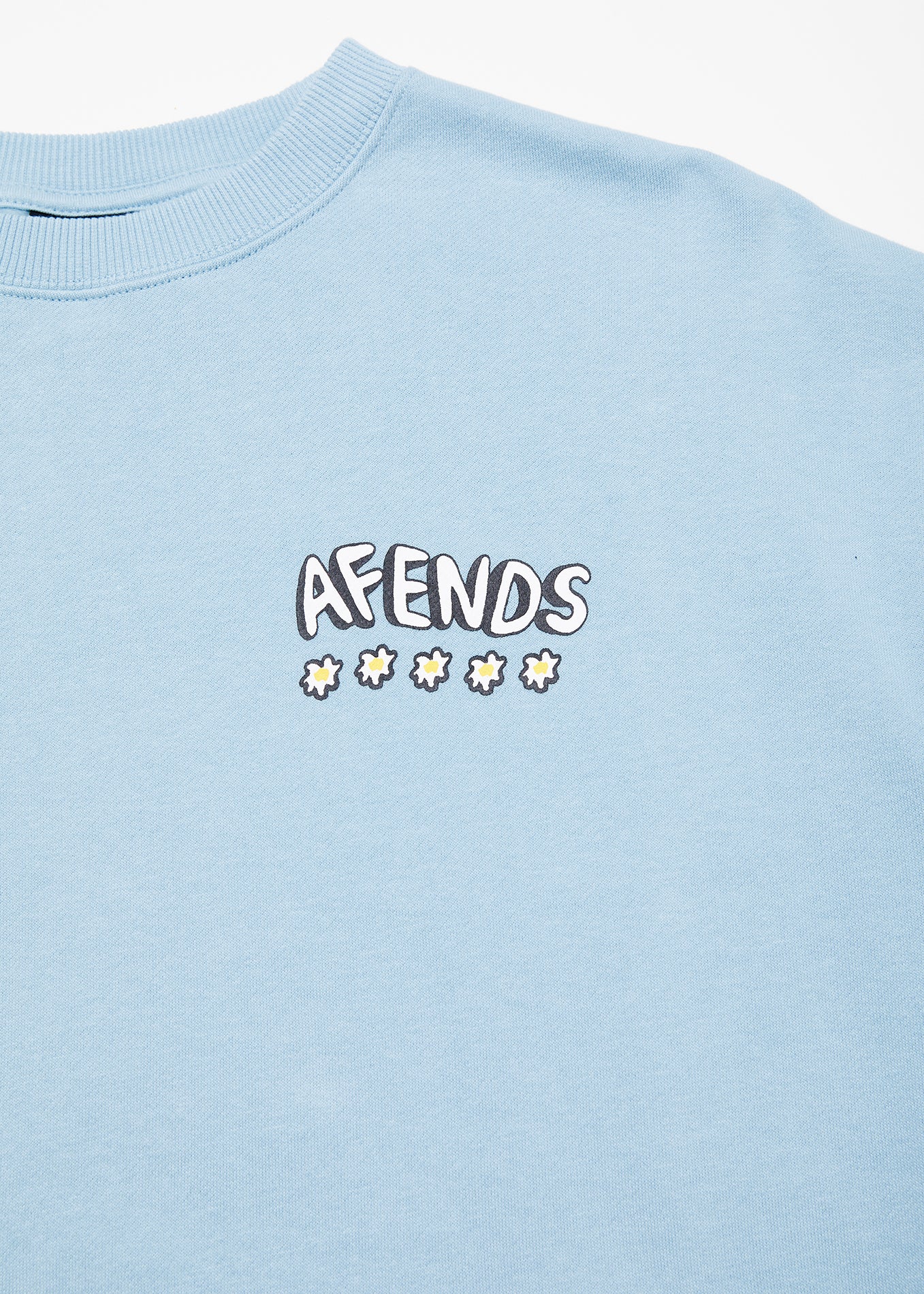 NWT - Afends Flowers Recycled Crew Neck / Sky Blue