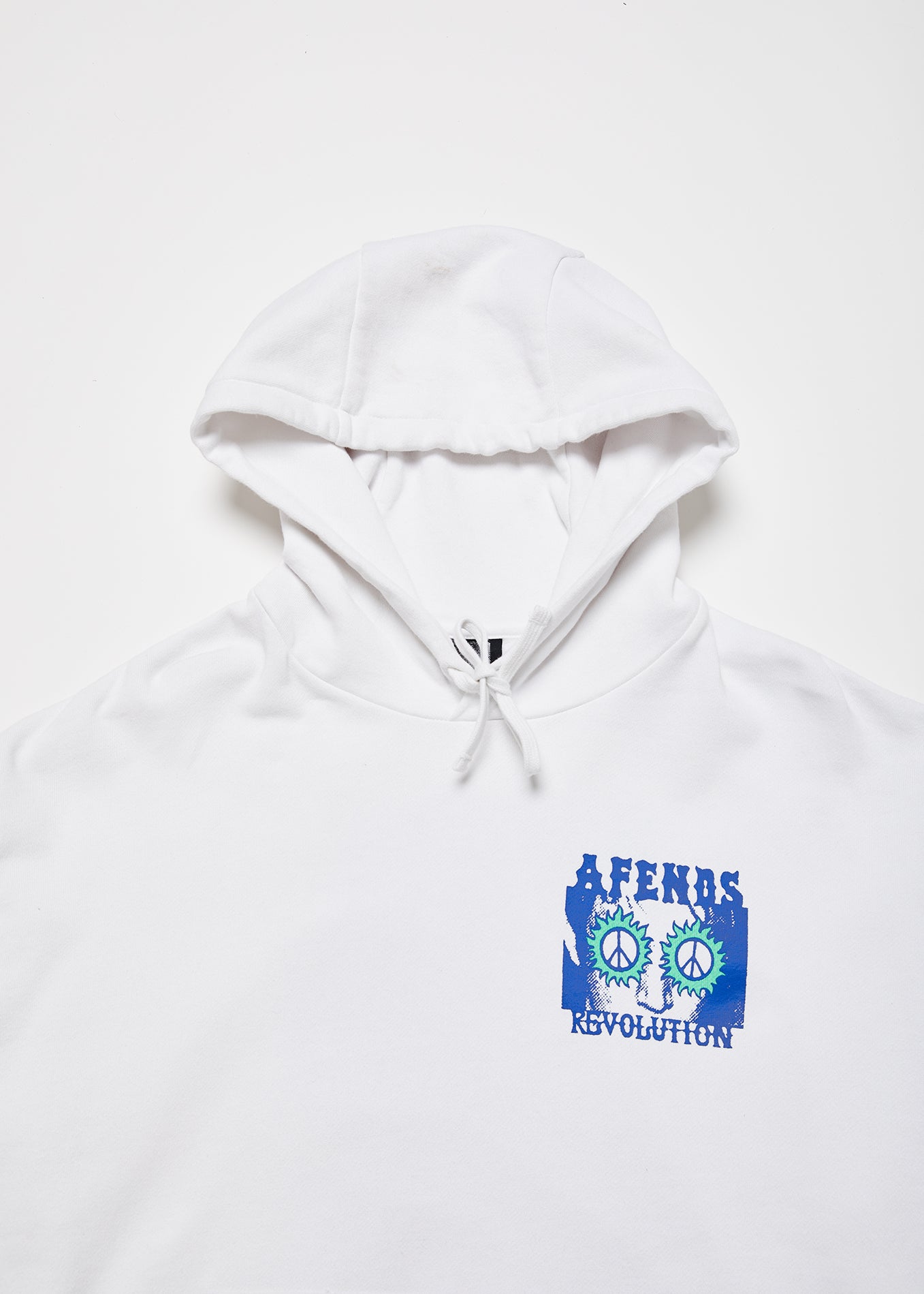 NWT - Afends Utopia Organic Pull On Hood / White