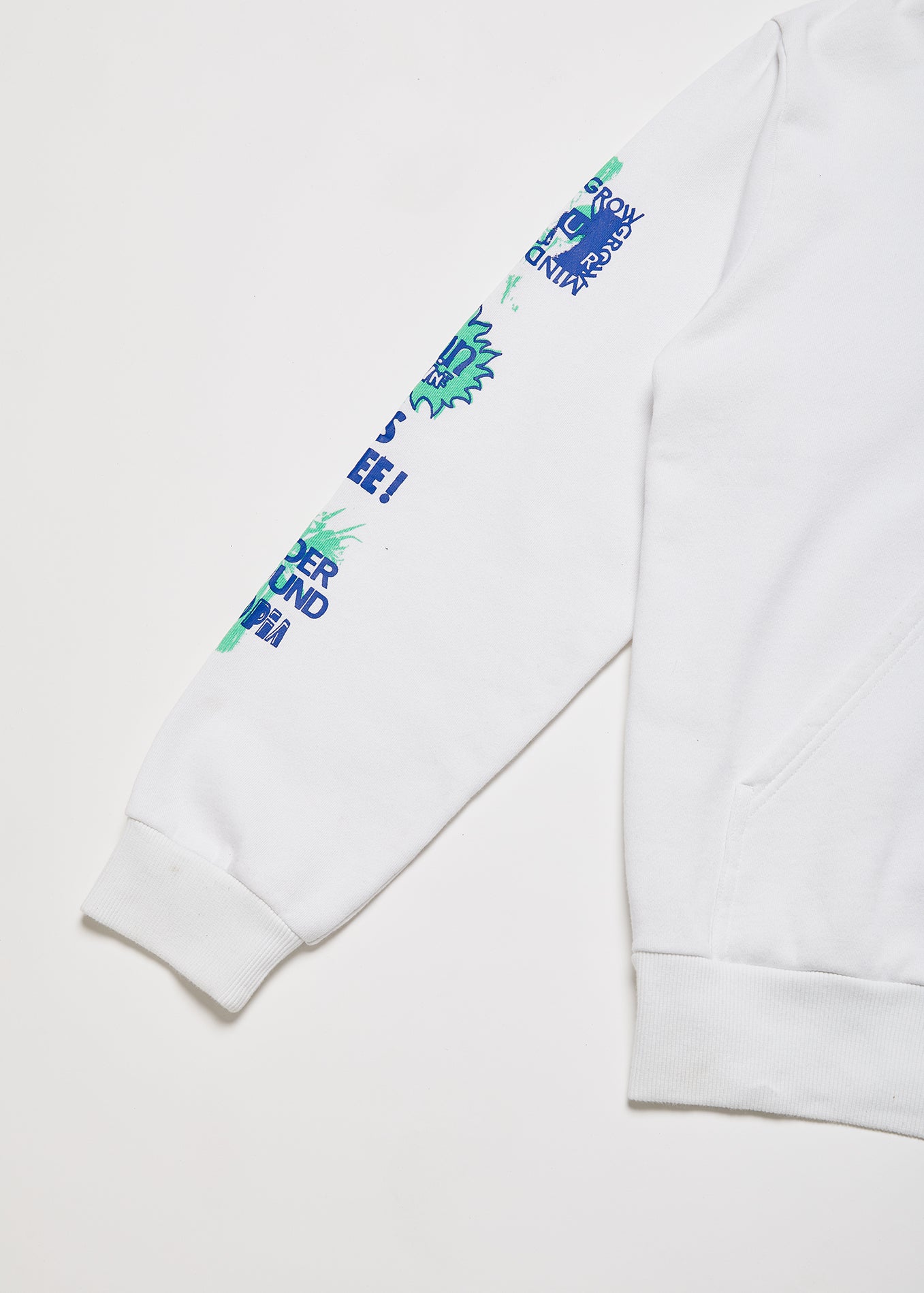 NWT - Afends Utopia Organic Pull On Hood / White