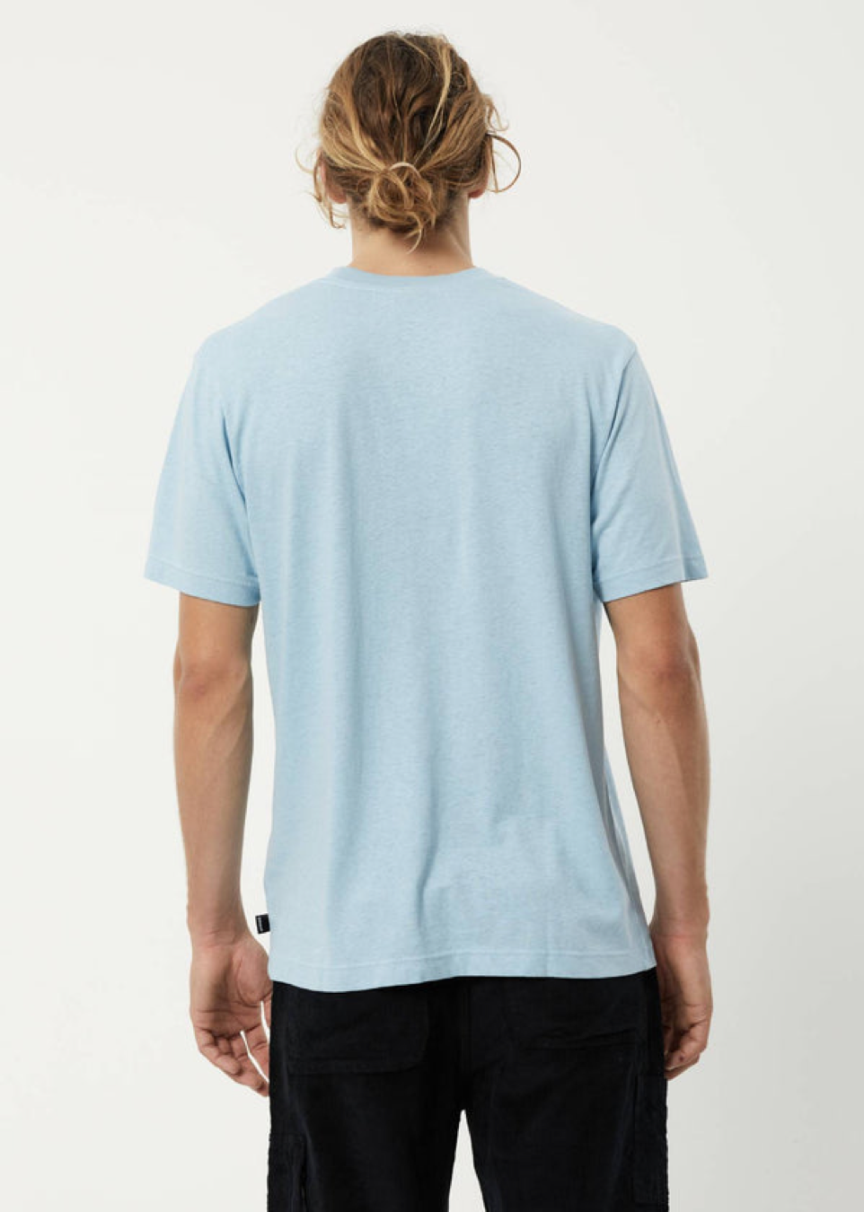 NWT - Afends Coasting Hemp Retro Fit Tee / Sky Blue