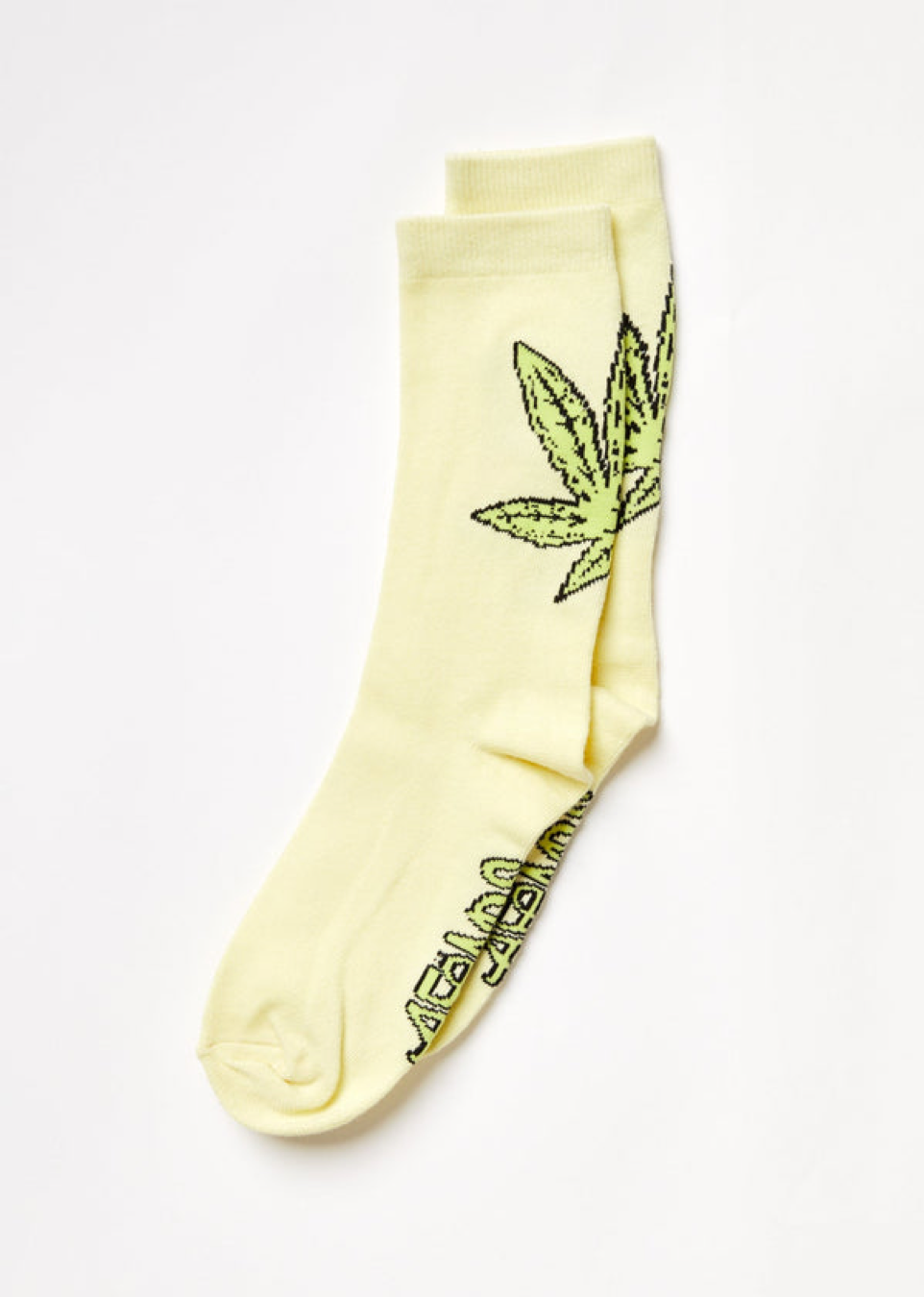 BNWT - Afends Coasting Hemp Socks One Pack / Citron