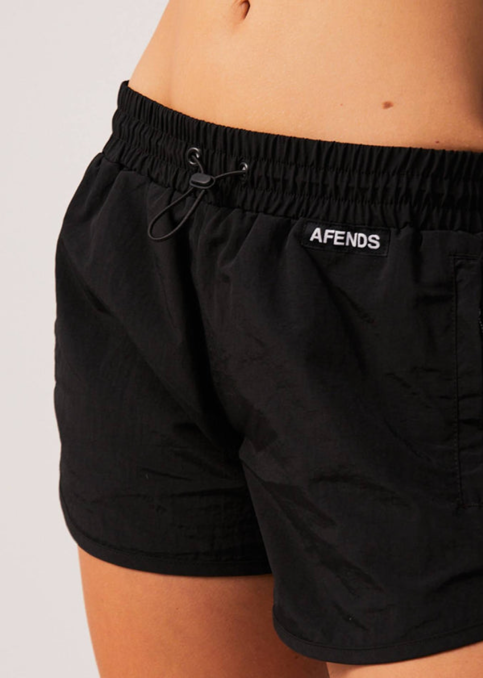 NWT - Afends Pala Recycled Spray Short / Black