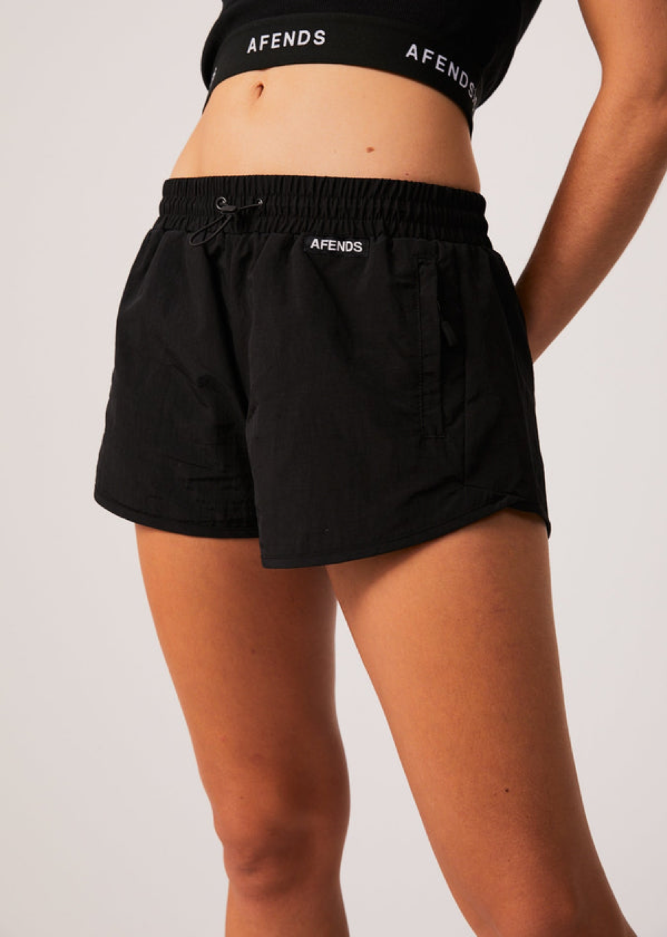 NWT - Afends Pala Recycled Spray Short / Black