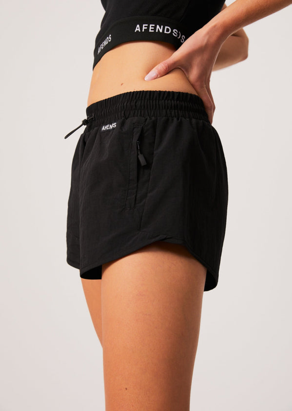 NWT - Afends Pala Recycled Spray Short / Black