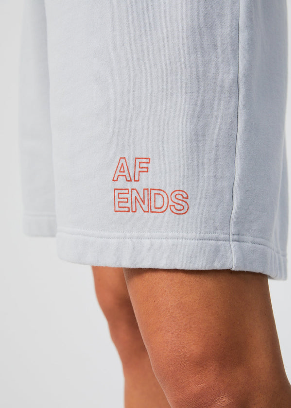 NWT - Afends Conditional Unisex Organic Sweat Short / Smoke