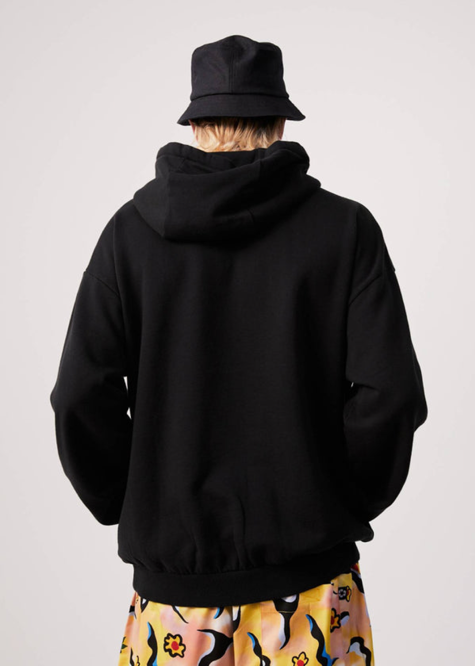 BNWT - Afends Flowers Recycled Hoodie / Black