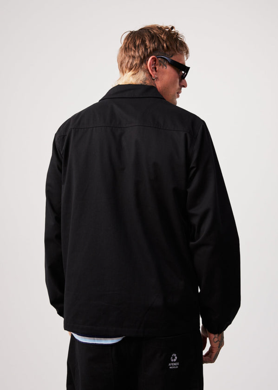 NWT - Afends Spaced Recycled Coach Jacket / Black