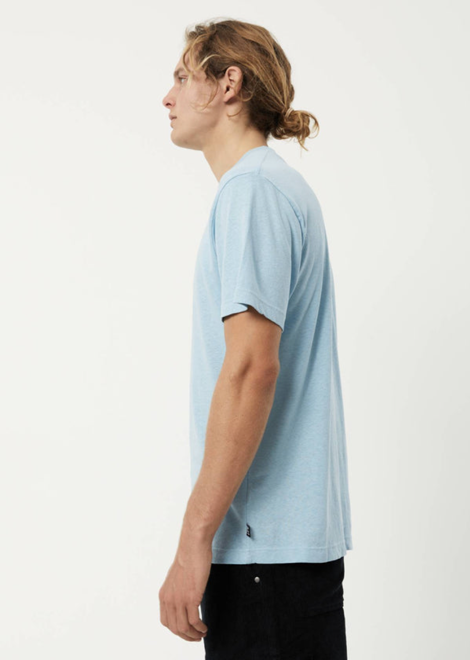 NWT - Afends Coasting Hemp Retro Fit Tee / Sky Blue