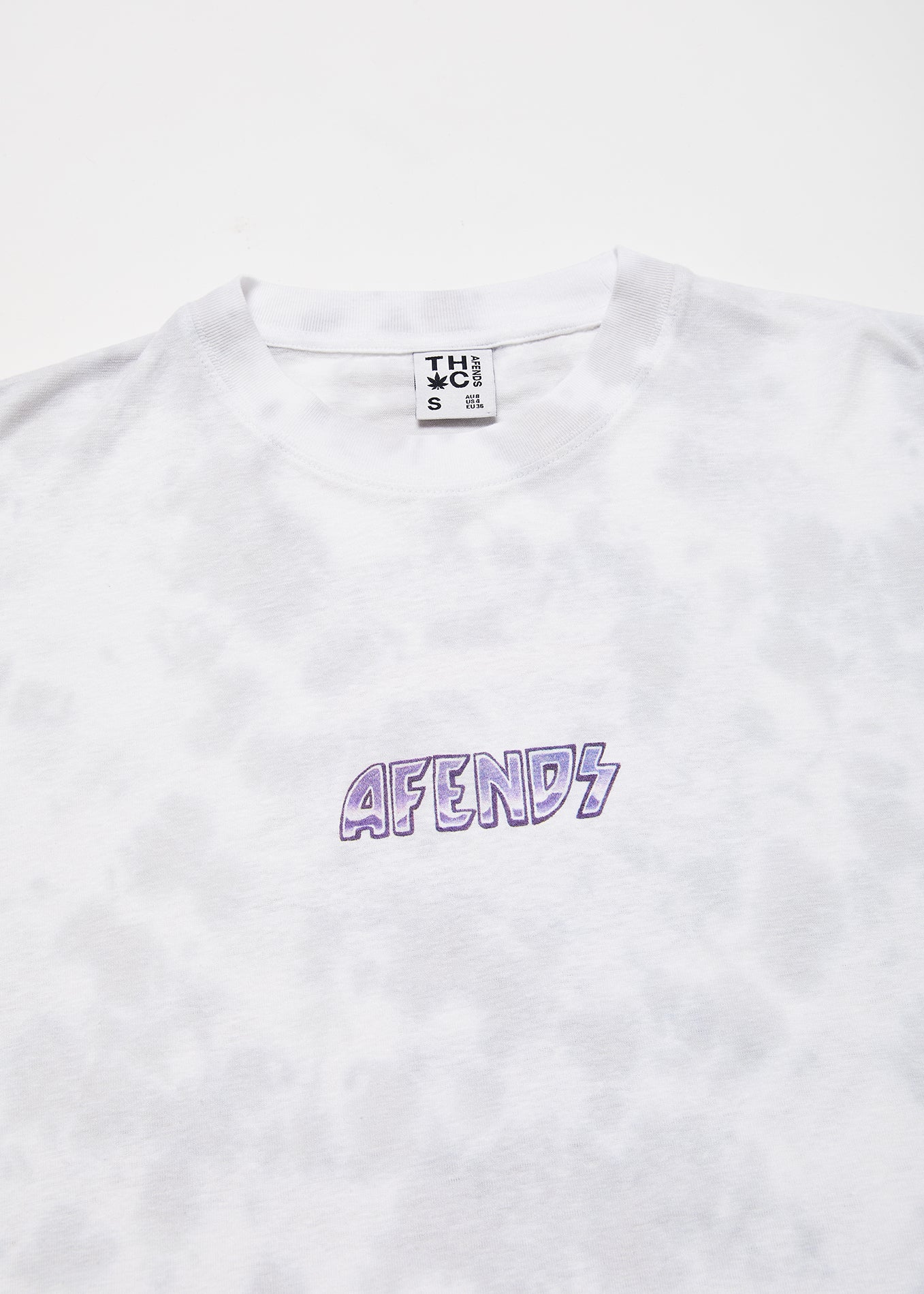 NWT - Afends Pearla Hemp Washed Oversized Tee / Smoke Wash